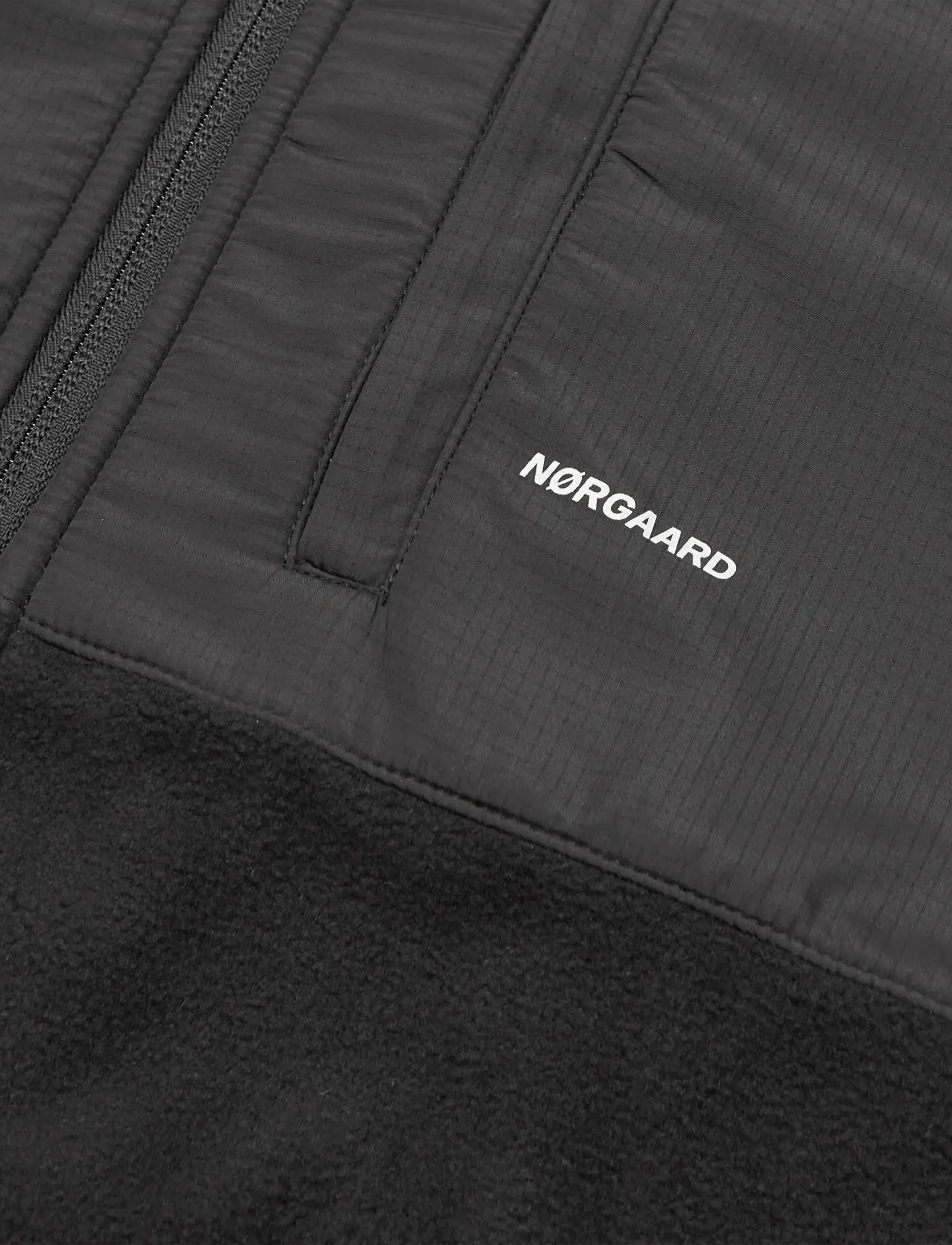 Mads Nørgaard - Soft Fleece Taki Jacket - fleecejacken - jet black - 4