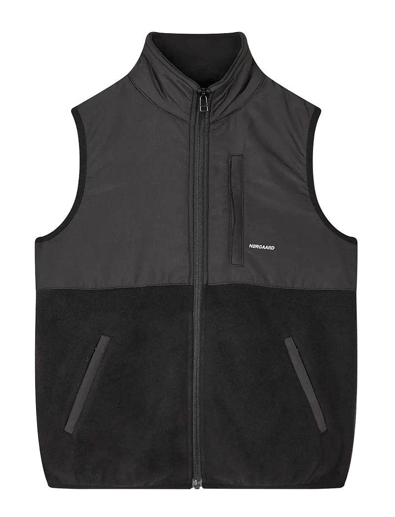 Mads Nørgaard - Soft Fleece Takito Vest - shop efter alder - jet black - 1