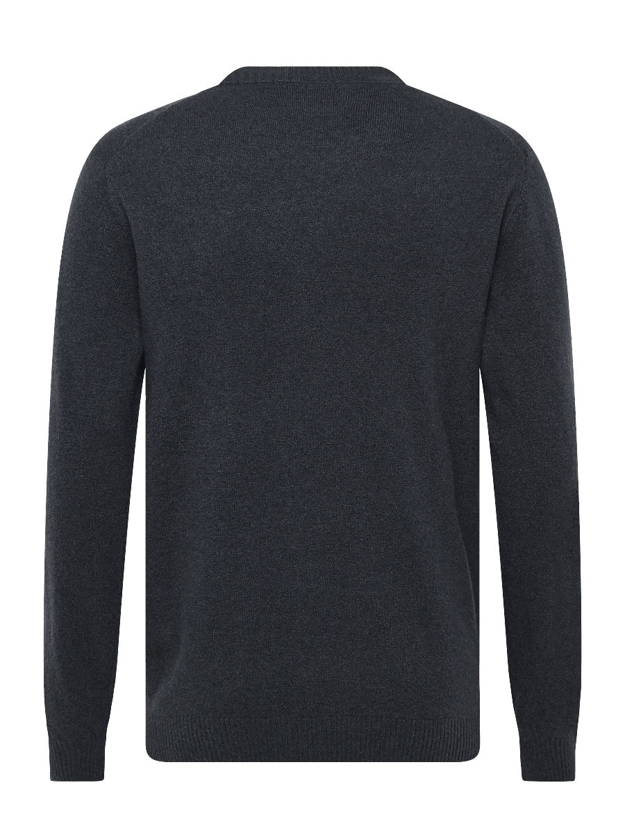 Mads Nørgaard - Super Wool Karsten Knit - Ümara kaelusega - asphalt - 1