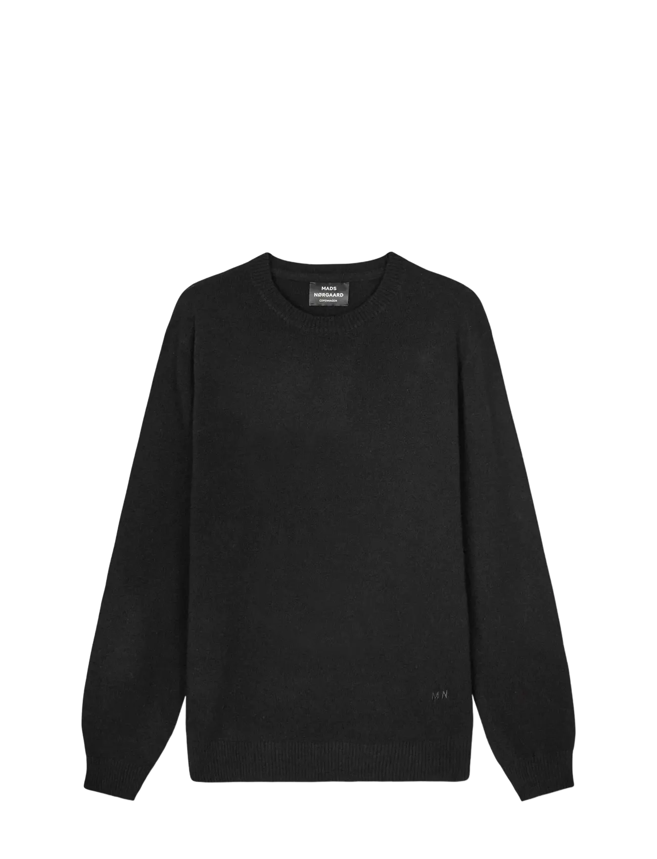 MADS NØRGAARD Super Wolle Karsten Knit Schwarz - XL - Herren