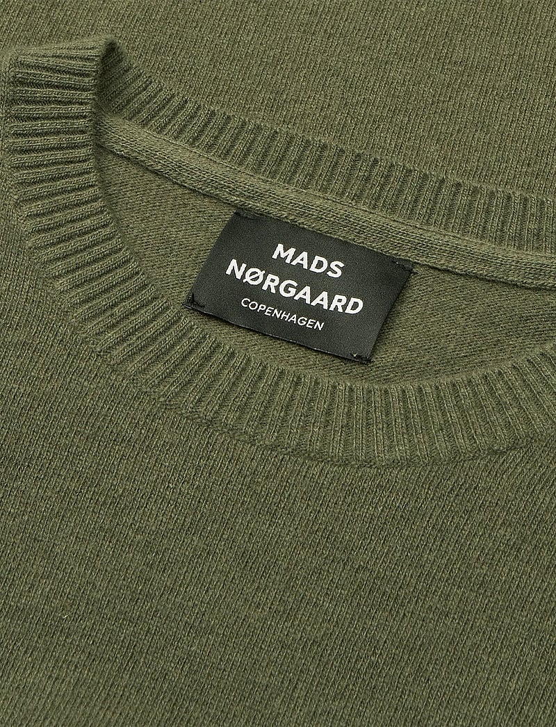 Mads Nørgaard - Super Wool Karsten Knit - rundhalsad - four leaf clover - 1