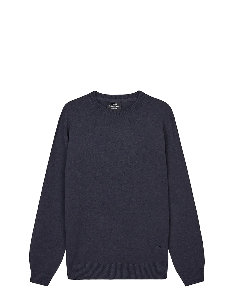 Mads Nørgaard - Super Wool Karsten Knit - Ümmarguse kaelusega kudumid - parisian night - 0