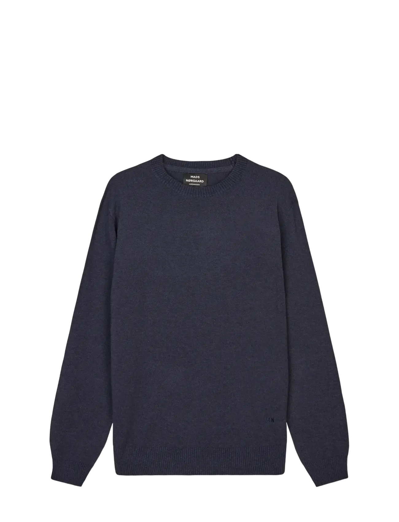 Mads Nørgaard Super Wool Karsten Knit - Tøj - PARISIAN NIGHT / navy