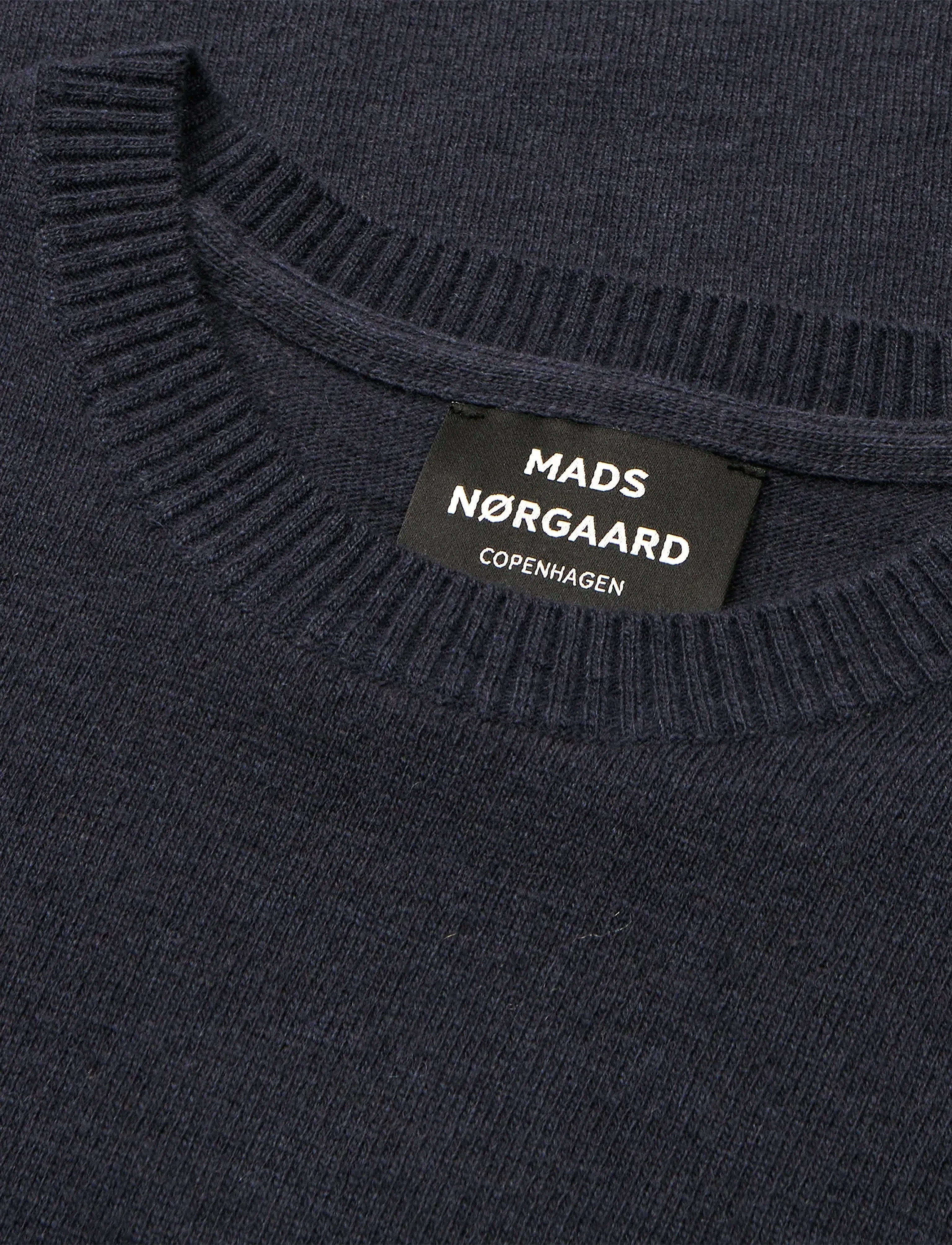 Mads Nørgaard - Super Wool Karsten Knit - pyöreäaukkoiset - parisian night - 1