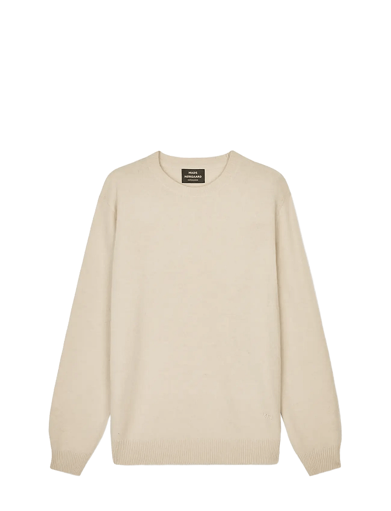 Mads Nørgaard - Super Wool Karsten Knit - rund hals - rainy day - 1