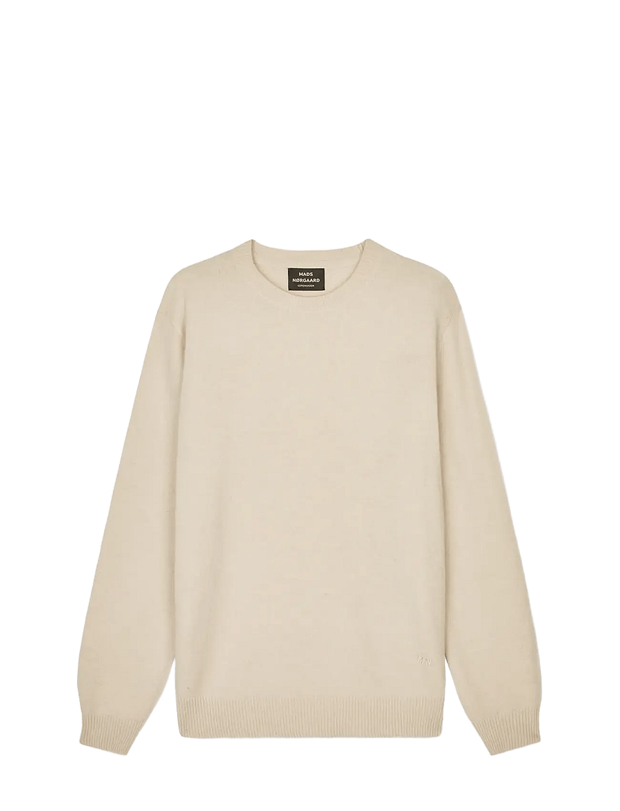 Mads Nørgaard - Super Wool Karsten Knit - rundhals - rainy day - 1