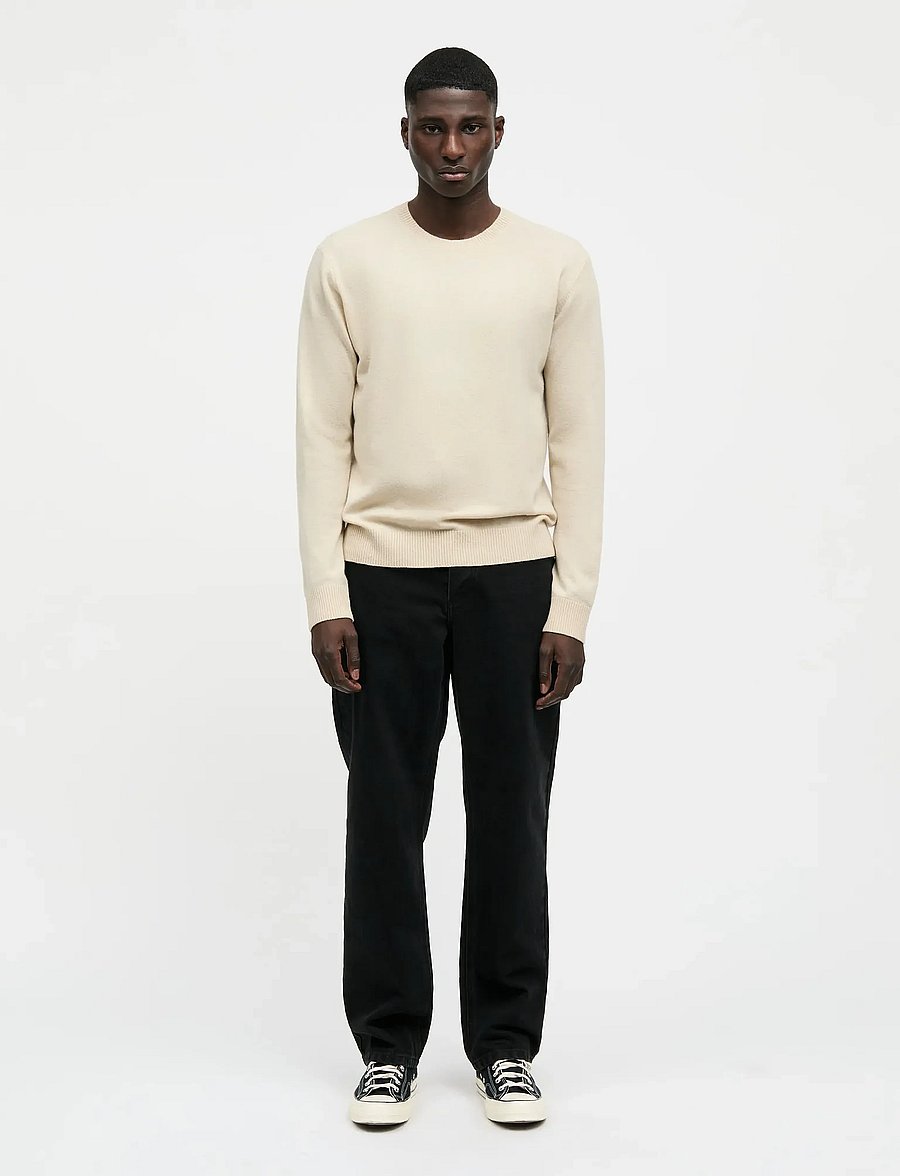 Mads Nørgaard - Super Wool Karsten Knit - rundhals - rainy day - 0