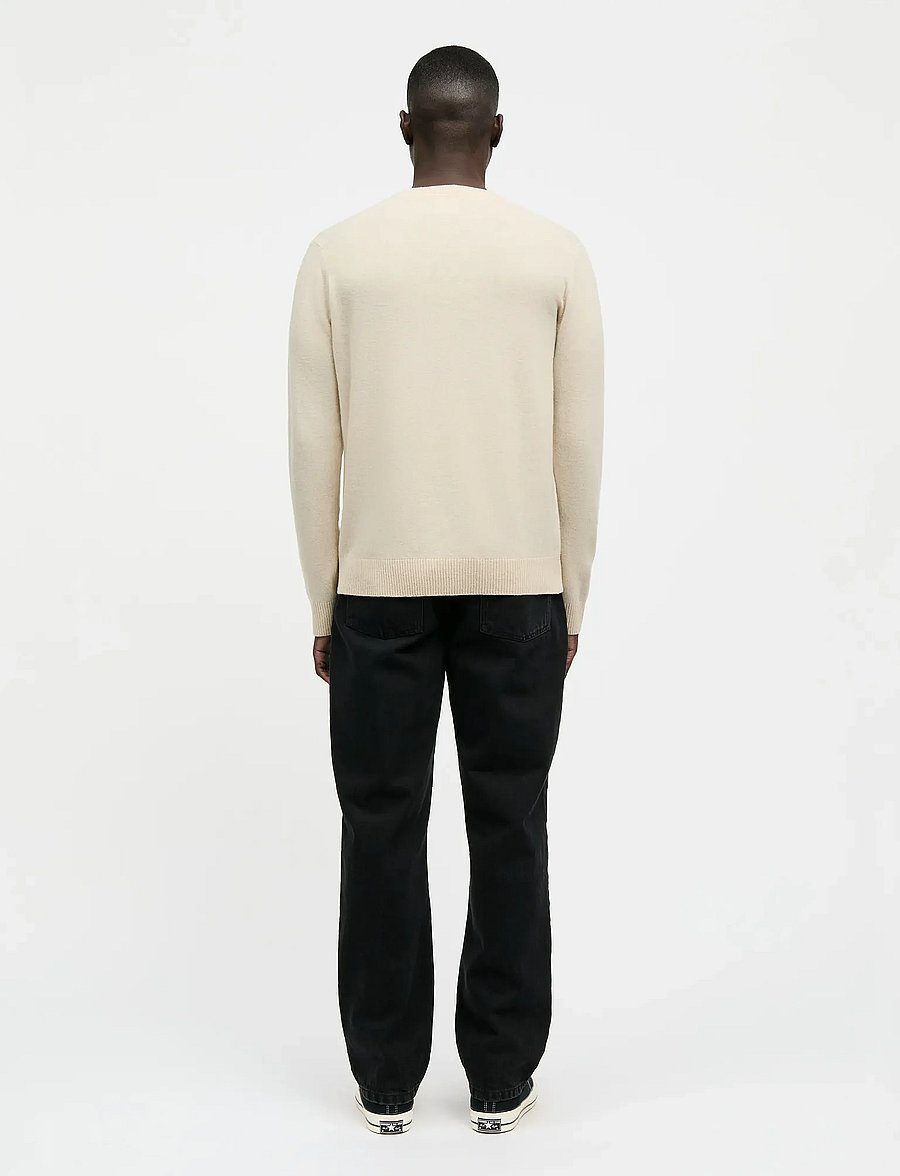 Mads Nørgaard - Super Wool Karsten Knit - rundhals - rainy day - 2