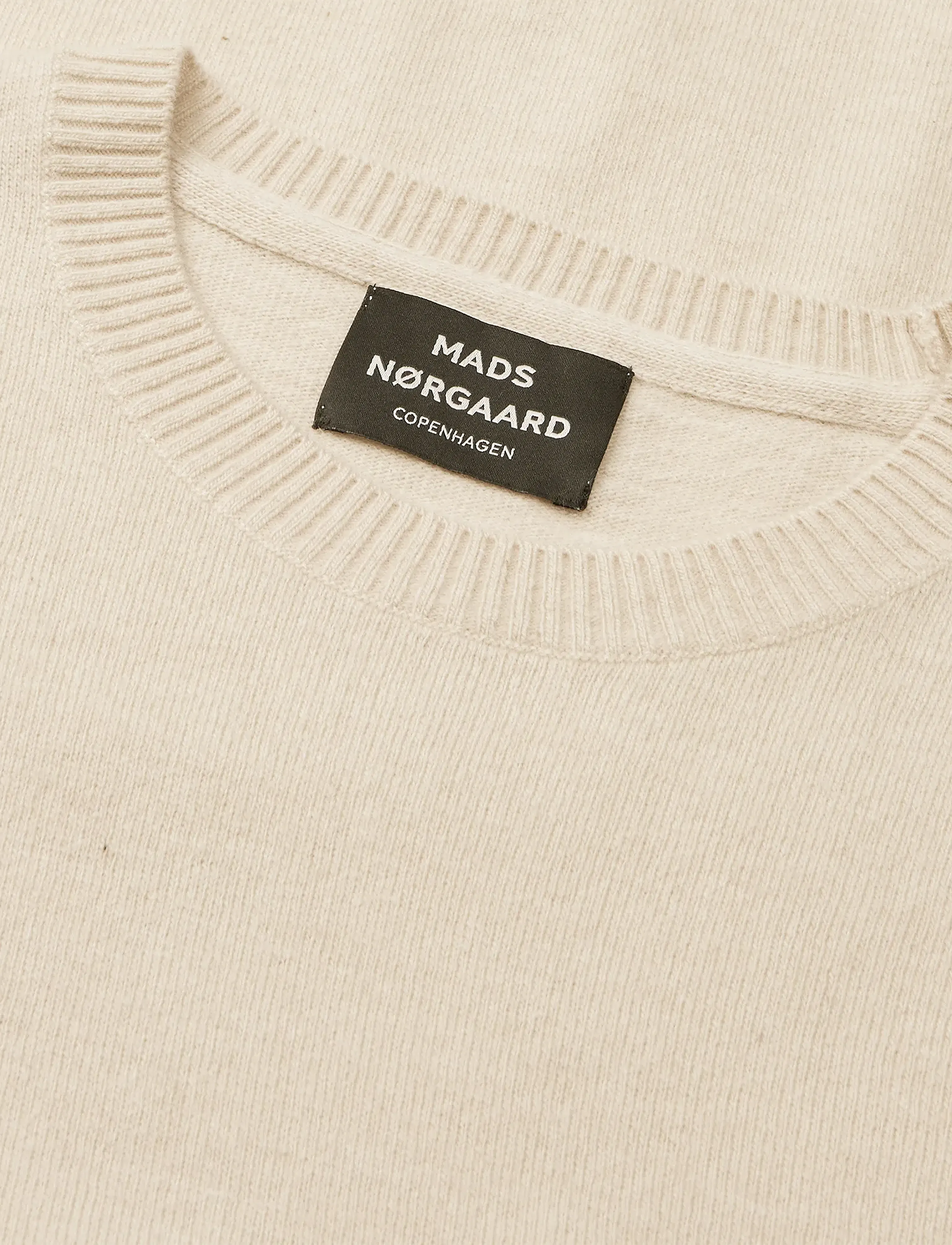 Mads Nørgaard - Super Wool Karsten Knit - rundhals - rainy day - 3