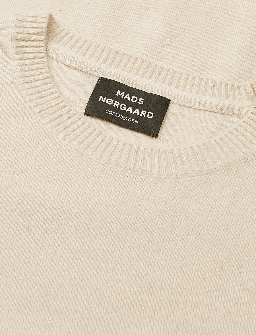 Mads Nørgaard - Super Wool Karsten Knit - rundhals - rainy day - 3