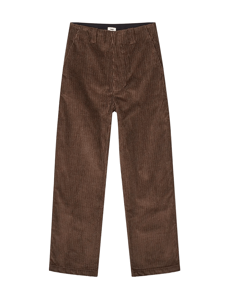 Mads Nørgaard - Pretty Cord Carly Pants - straight leg hosen - demitasse - 1