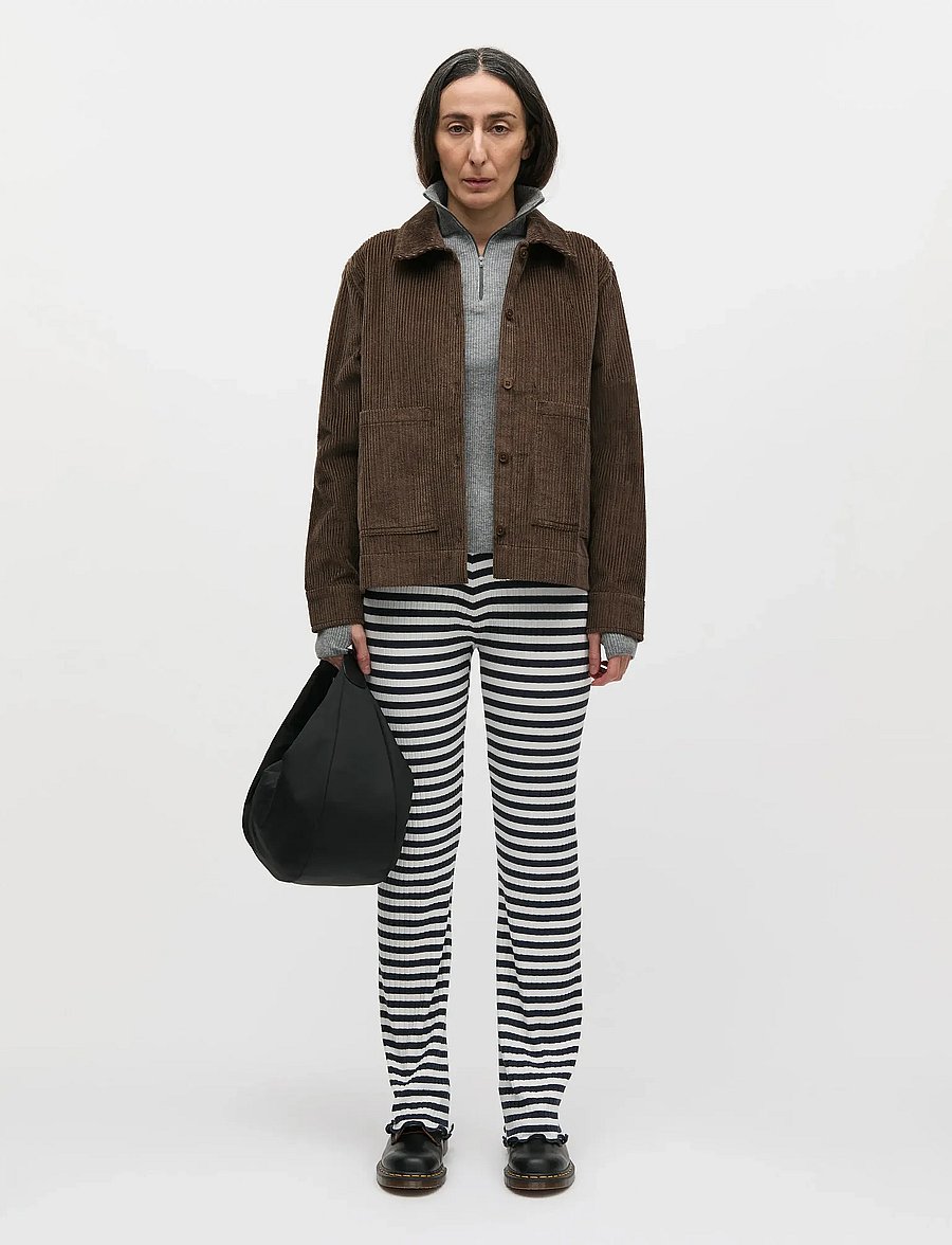 Mads Nørgaard - Pretty Cord Gaila Shirt - langærmede skjorter - demitasse - 0