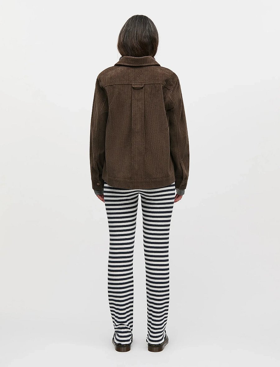 Mads Nørgaard - Pretty Cord Gaila Shirt - langærmede skjorter - demitasse - 2