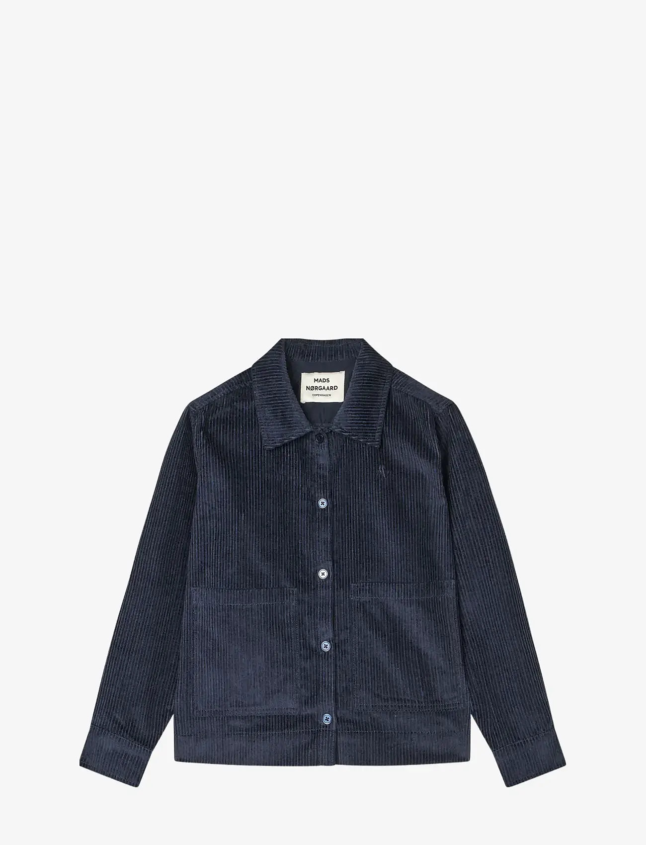 Mads Nørgaard - Pretty Cord Gaila Shirt - long-sleeved shirts - parisian night - 1
