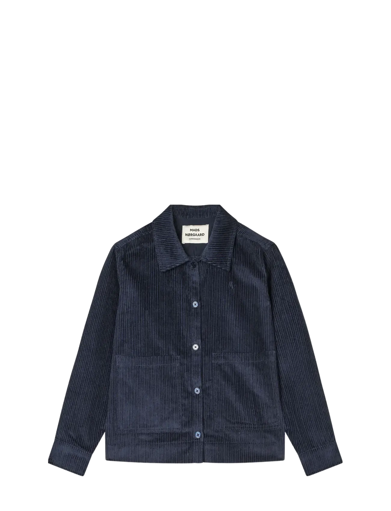 Mads Nørgaard Pretty Cord Gaila Shirt - Mads Nørgaard - PARISIAN NIGHT / navy