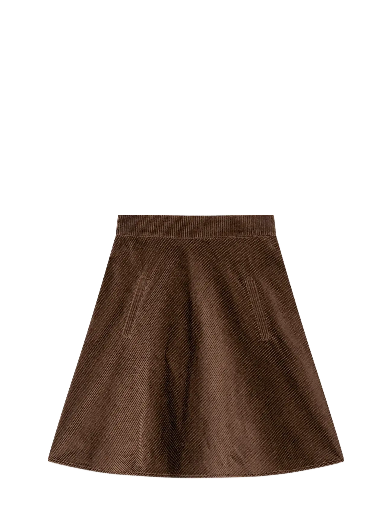 Mads Nørgaard Pretty Cord Stelly Skirt - Röcke - DEMITASSE / brown