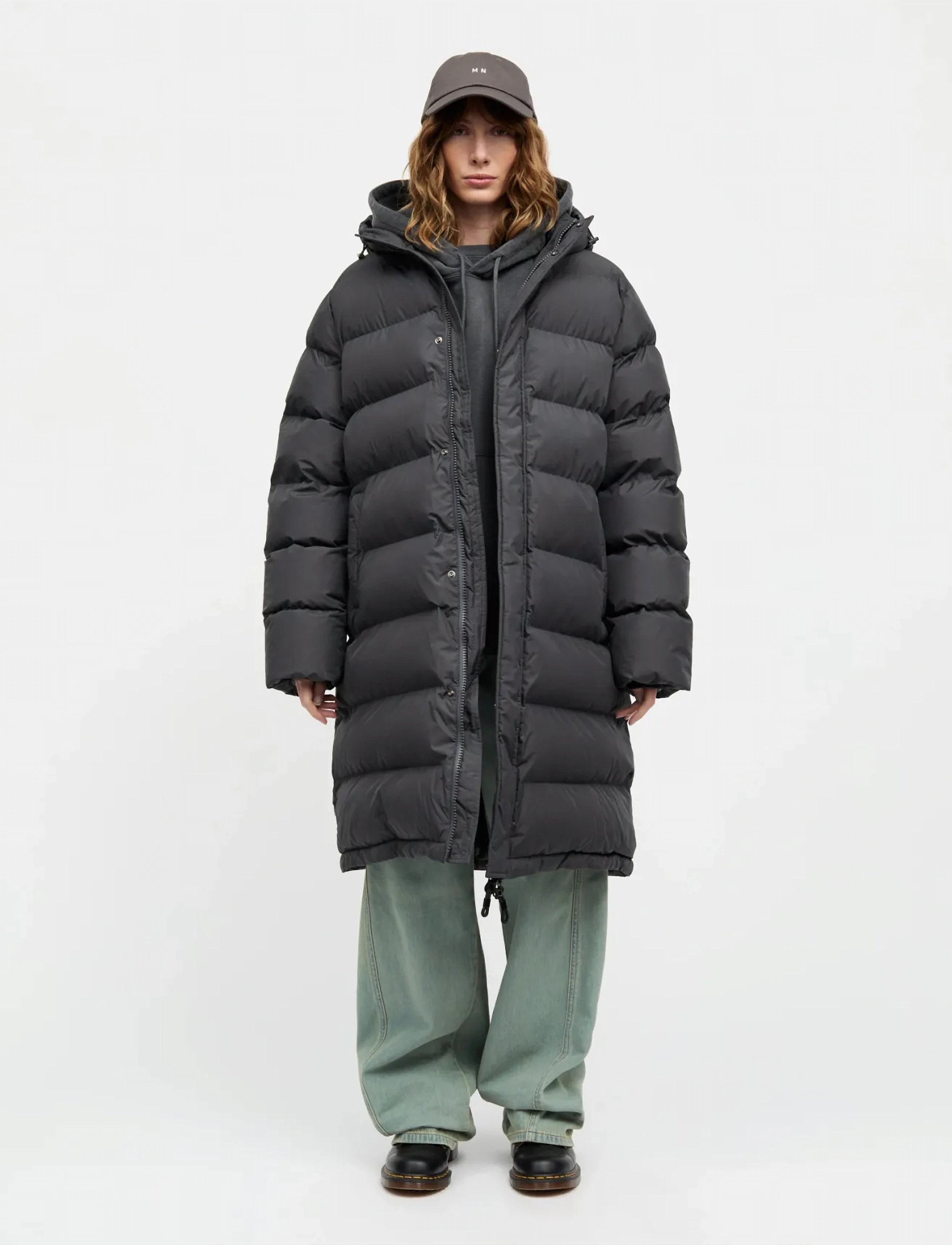 Mads Nørgaard Light Ripstop Jolene Jacket, XS, Grey, Jakker > Vatteret Jakke, Dame