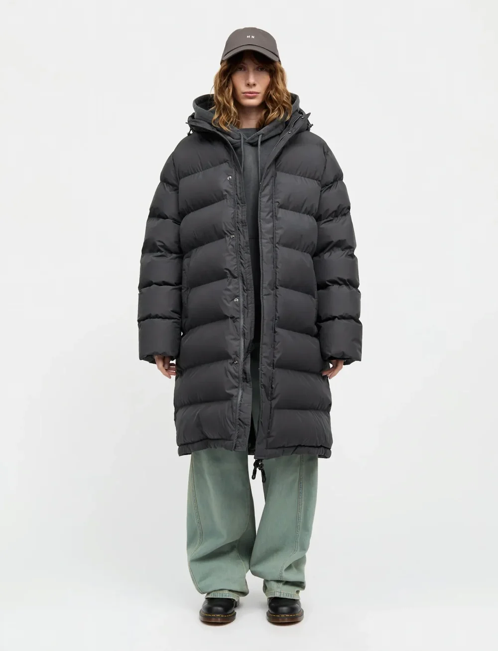 Mads Nørgaard - Light Ripstop Jolene Jacket - dunjackor - asphalt - 0