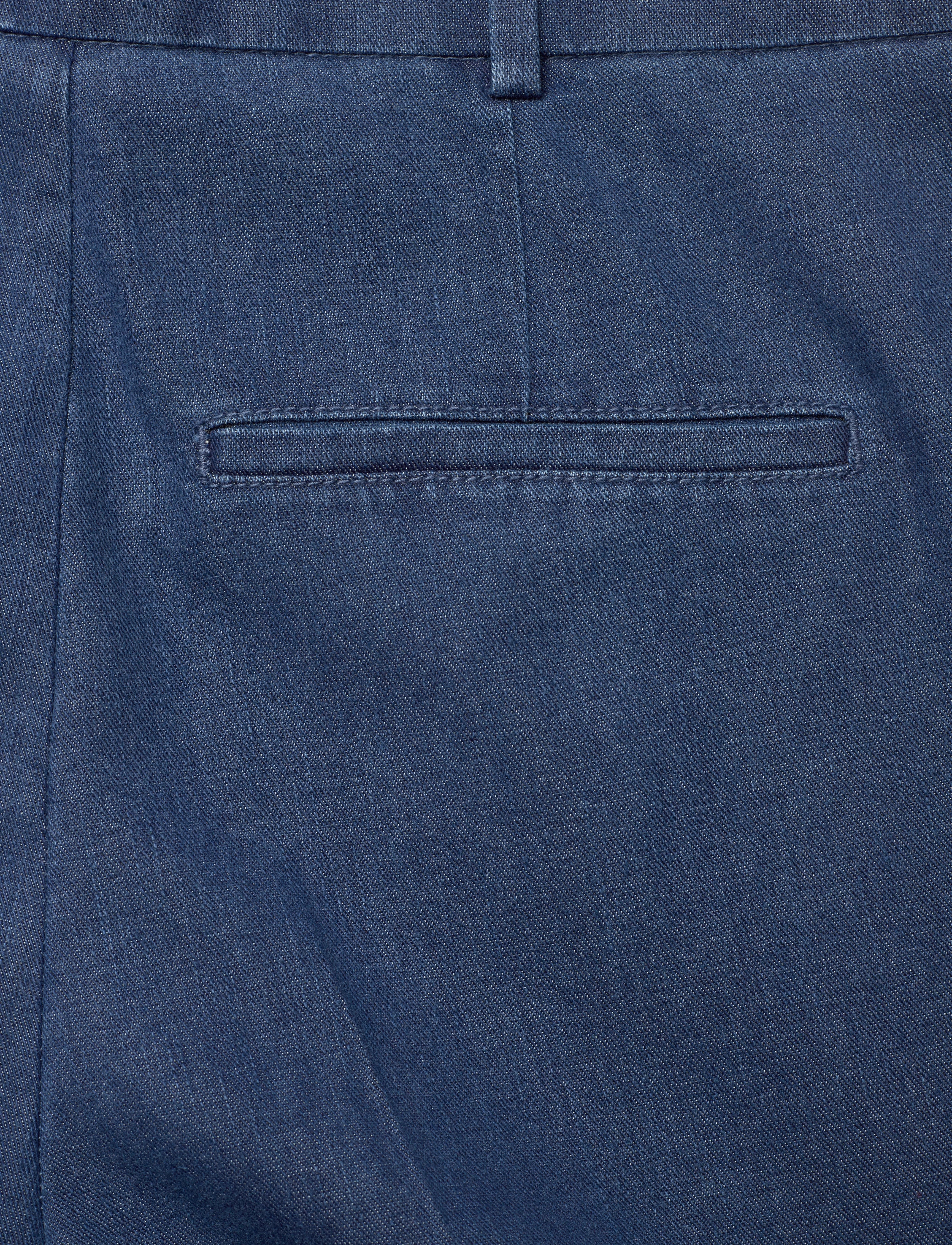 Mads Nørgaard - Soft Denim Perry Pants - chino püksid - sargasso sea - 4