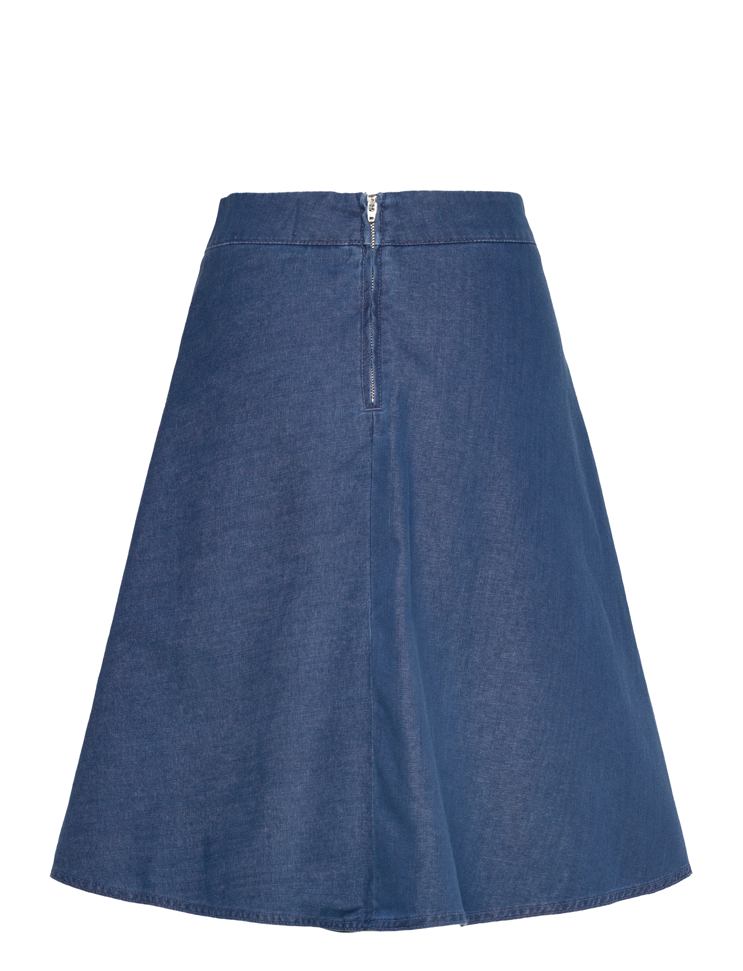 Mads Nørgaard - Soft Denim Stelly Skirt - jeanskjolar - sargasso sea - 1