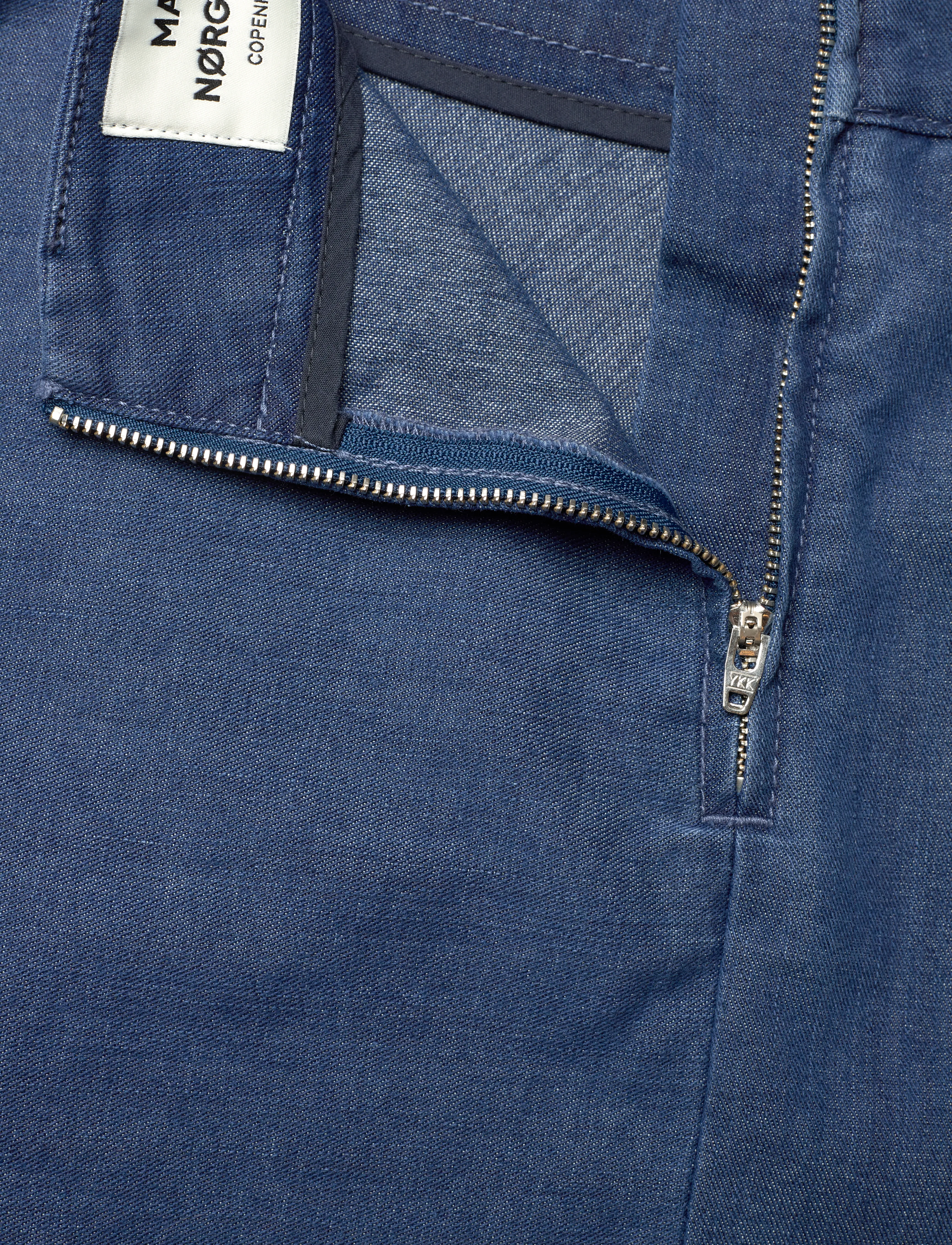 Mads Nørgaard - Soft Denim Stelly Skirt - jeanskjolar - sargasso sea - 4