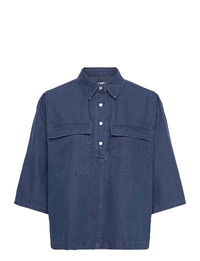Soft Denim Hera Shirt - KortæRmede Skjorter