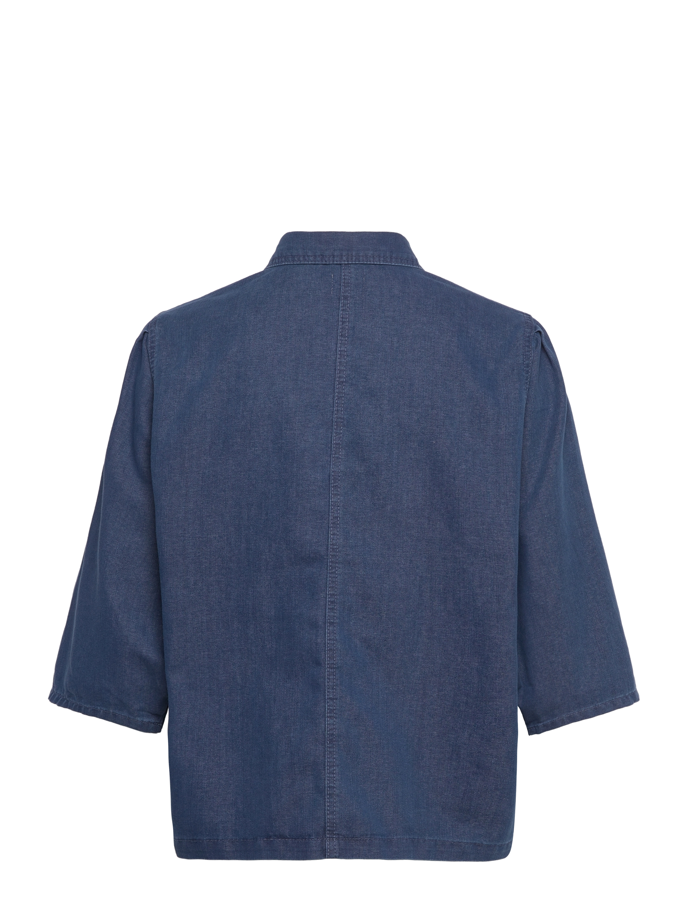 Mads Nørgaard - Soft Denim Hera Shirt - jeansskjortor - sargasso sea - 1