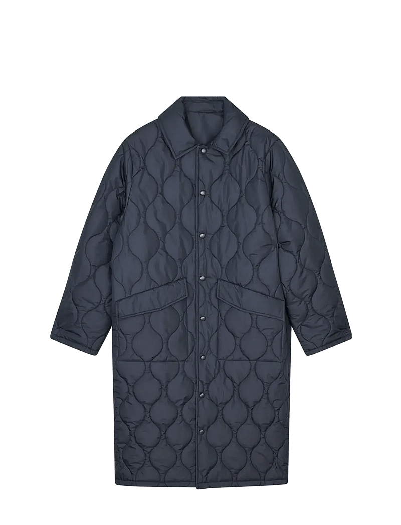 Mads Nørgaard - Light Ripstop Clava Coat - winterjacken - parisian night - 1