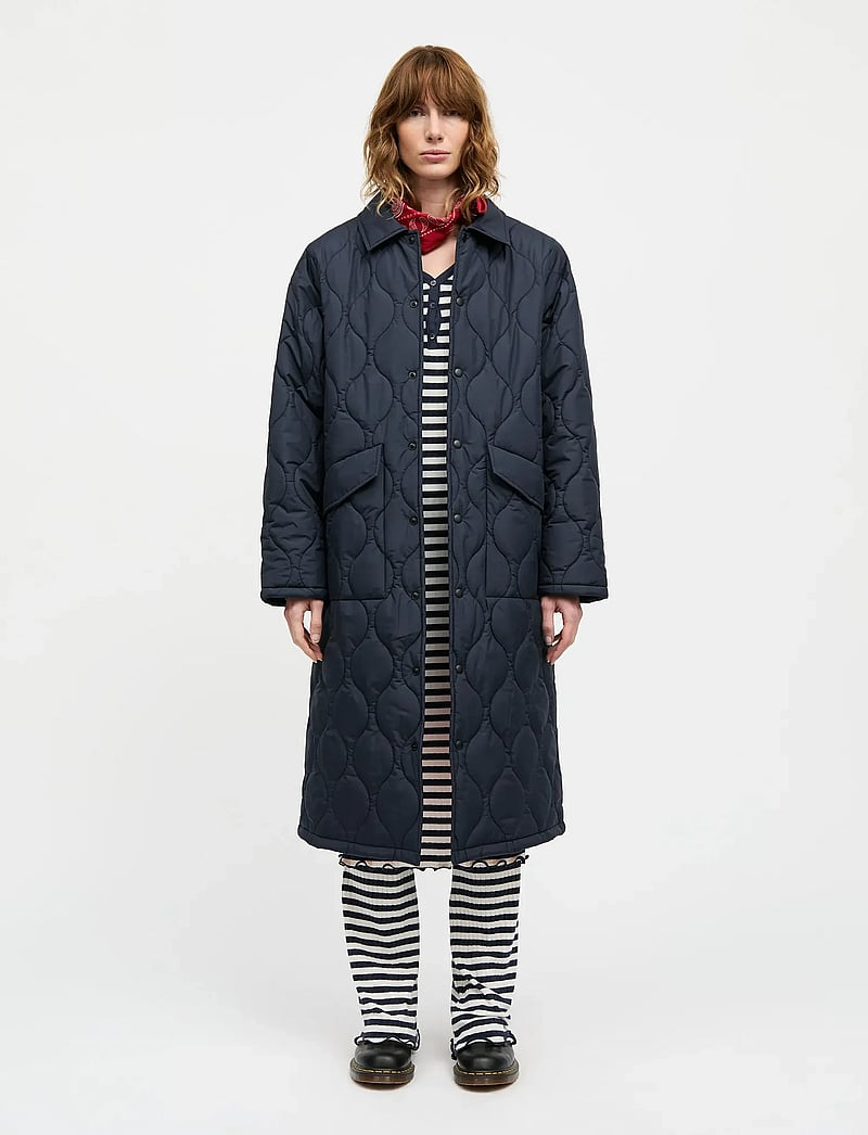 Mads Nørgaard - Light Ripstop Clava Coat - winterjacken - parisian night - 0