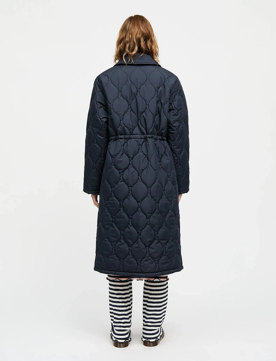 Mads Nørgaard - Light Ripstop Clava Coat - winterjacken - parisian night - 2