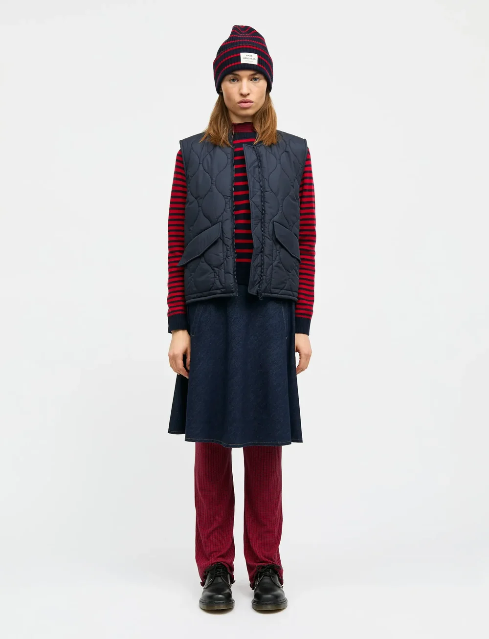 Mads Nørgaard - Light Ripstop Aya Vest - herbstjacken - parisian night - 0