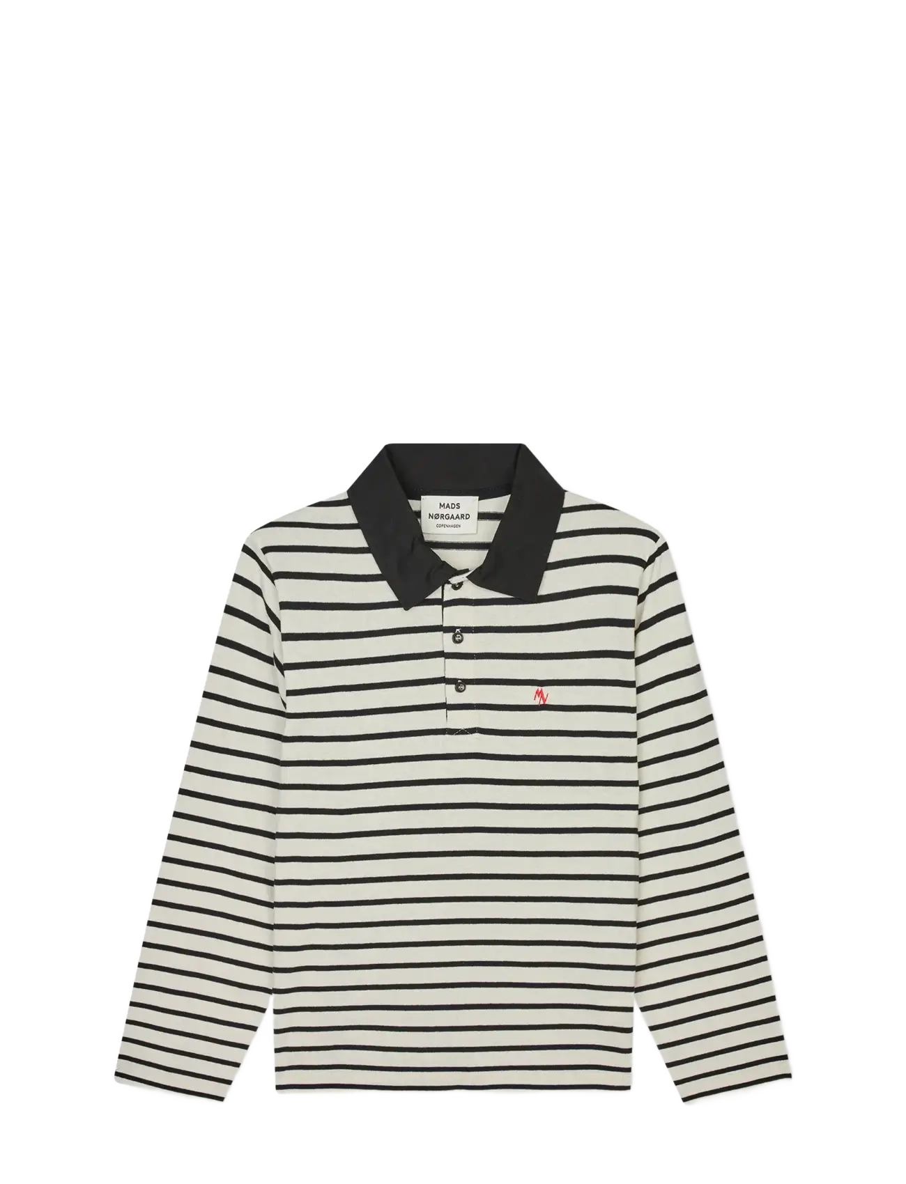 MADS NØRGAARD Pablo Jessie Polo Tee Ls Weiß - XS - Damen