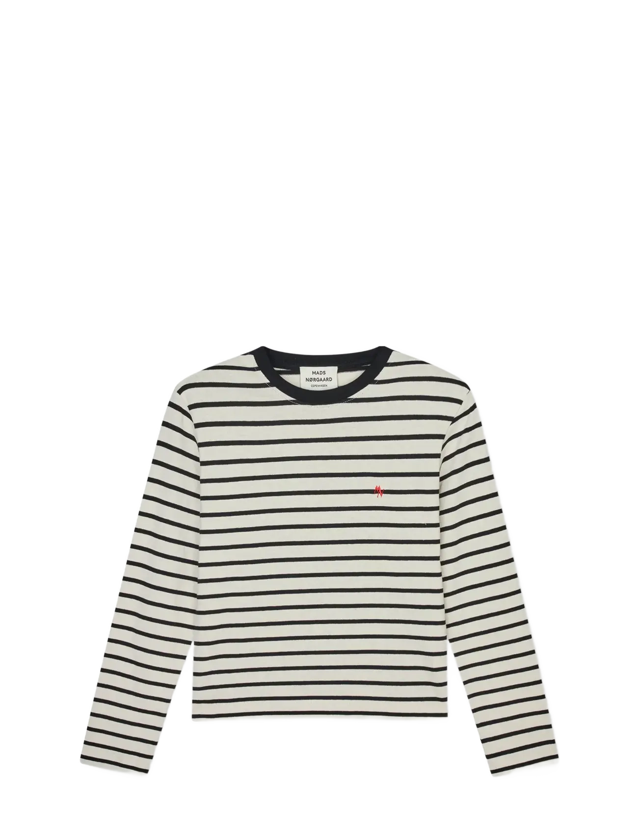MADS NØRGAARD Pablo Maggie Tee Ls Weiß - M - Damen
