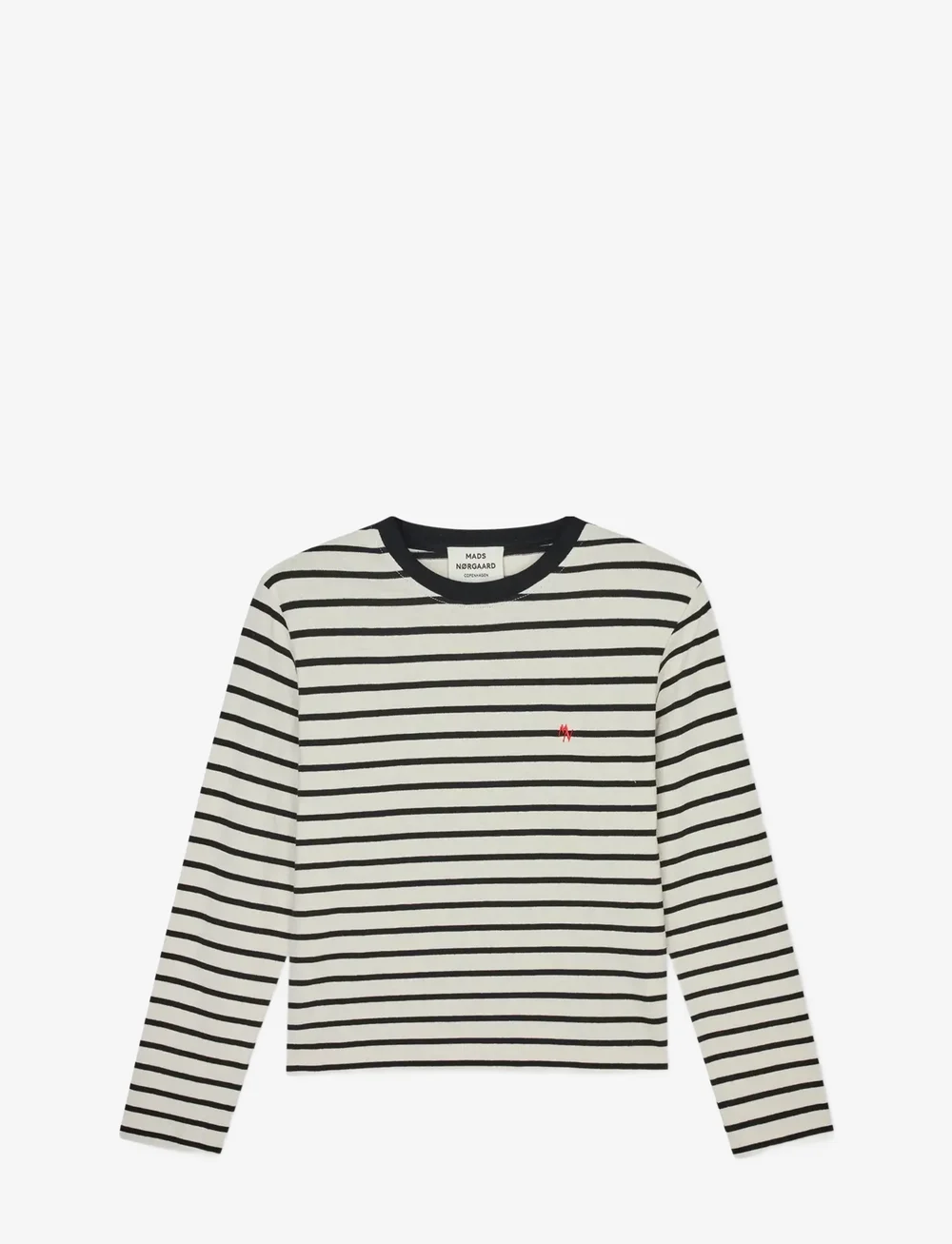 Mads Nørgaard - Pablo Maggie Tee LS - langærmede toppe - vanilla ice/black - 1