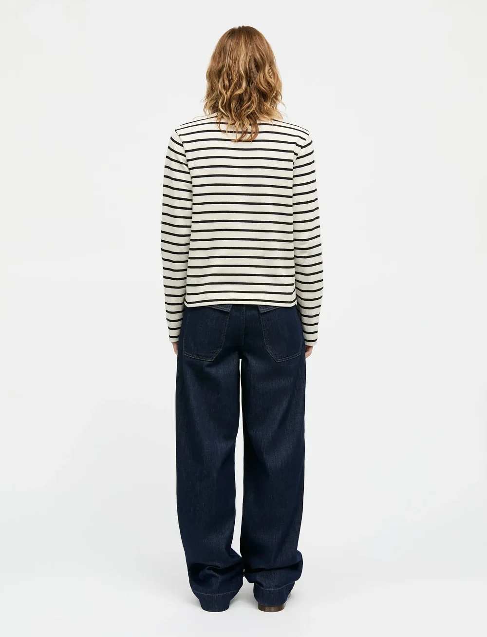 Mads Nørgaard - Pablo Maggie Tee LS - langærmede toppe - vanilla ice/black - 2