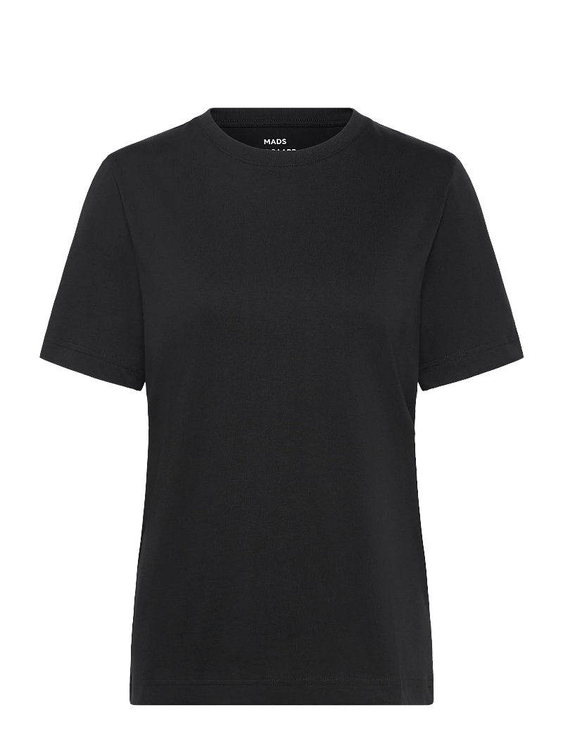 Mads Nørgaard - Cotton Jersey Jess Tee FAV - t-shirts - black - 0