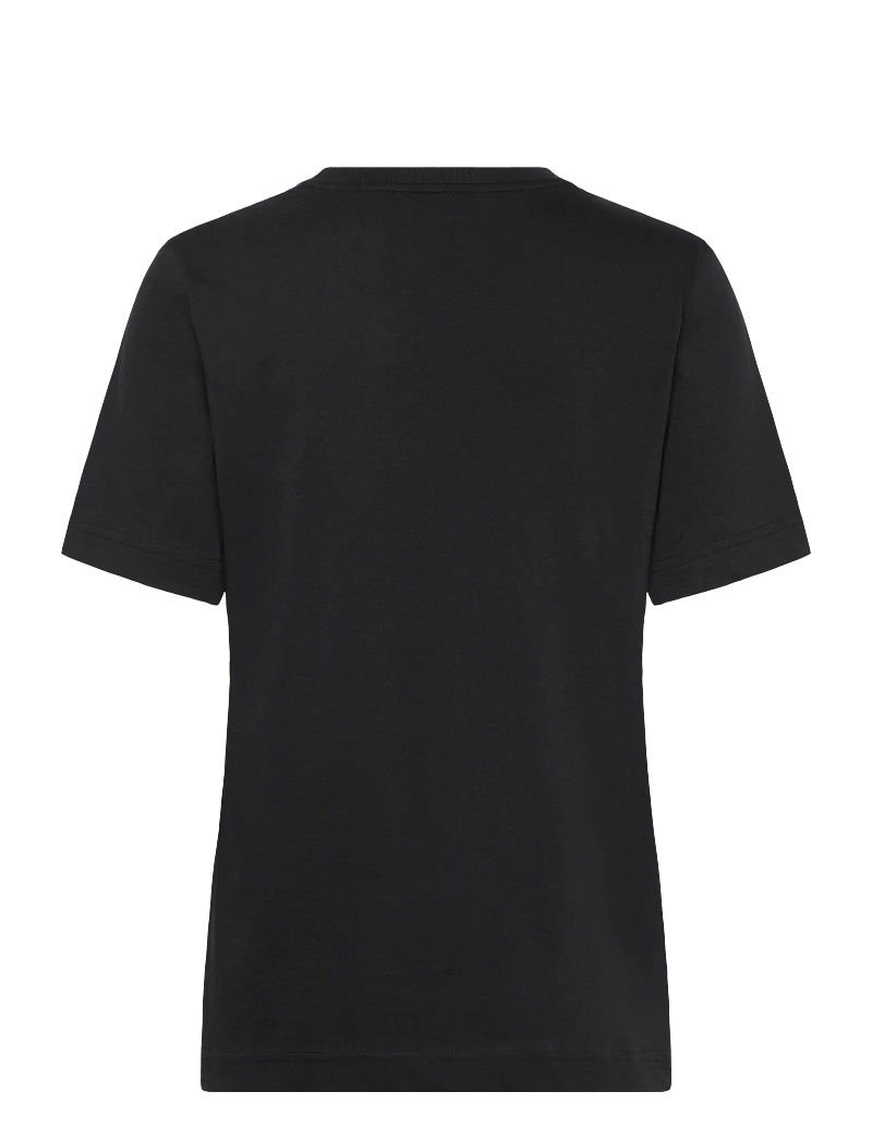 Mads Nørgaard - Cotton Jersey Jess Tee FAV - t-shirts - black - 1