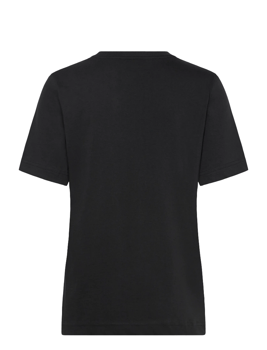 Mads Nørgaard - Cotton Jersey Jess Tee FAV - t-shirts - black - 2