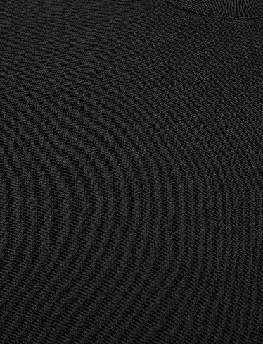 Mads Nørgaard - Cotton Jersey Jess Tee FAV - t-shirts - black - 5