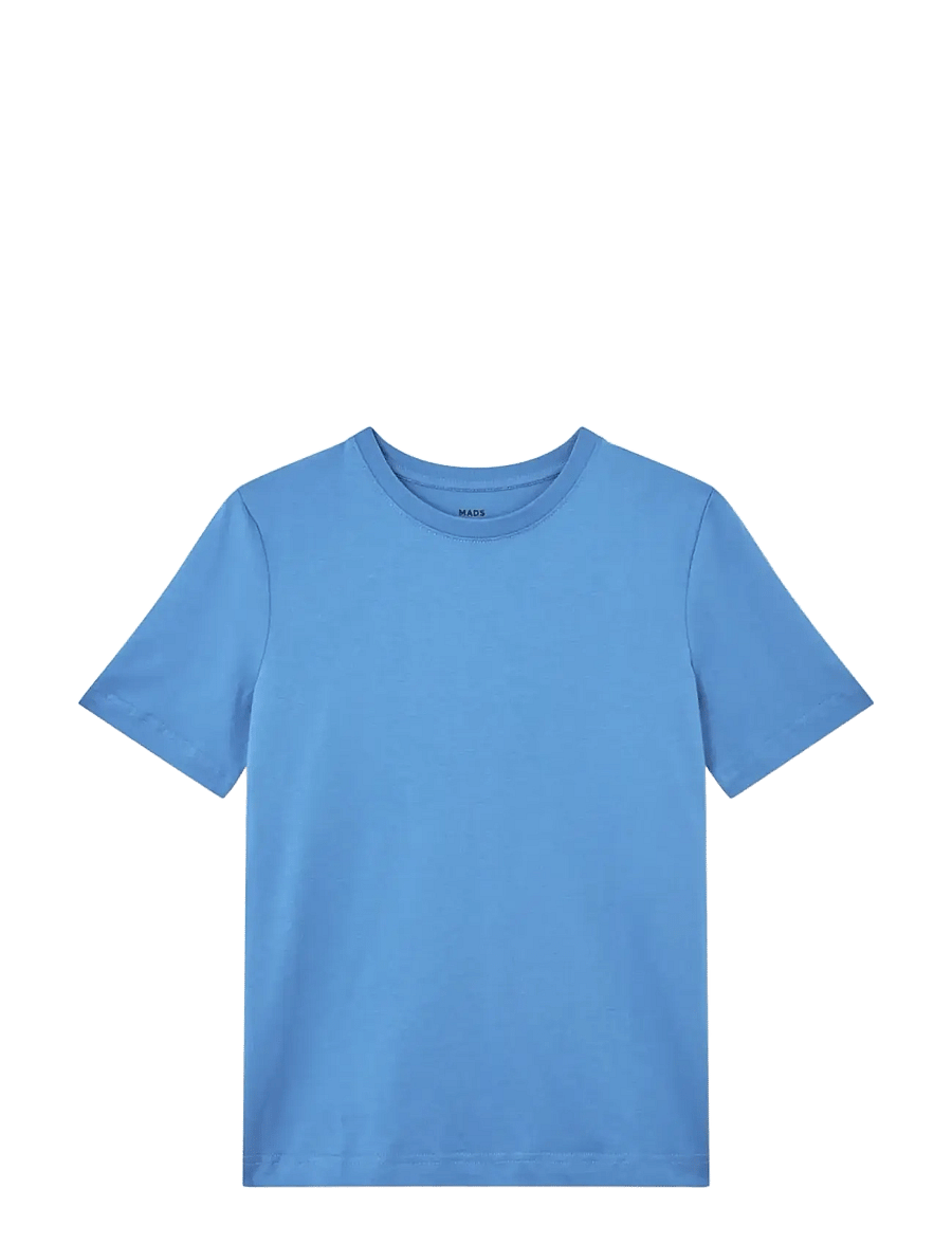 Mads Nørgaard - Cotton Jersey Jess Tee FAV - t-shirts - bright cobalt - 0