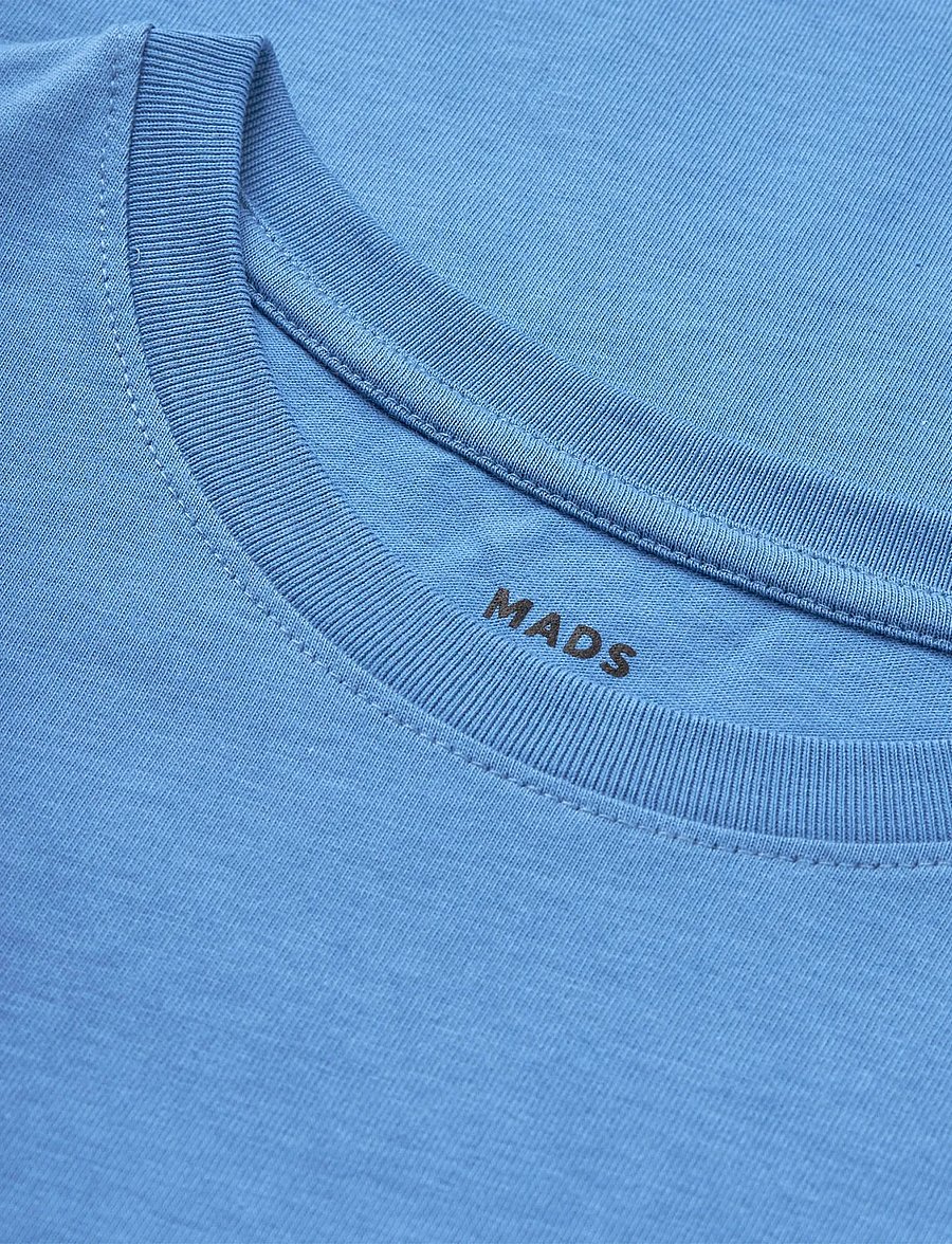 Mads Nørgaard - Cotton Jersey Jess Tee FAV - t-shirts - bright cobalt - 1