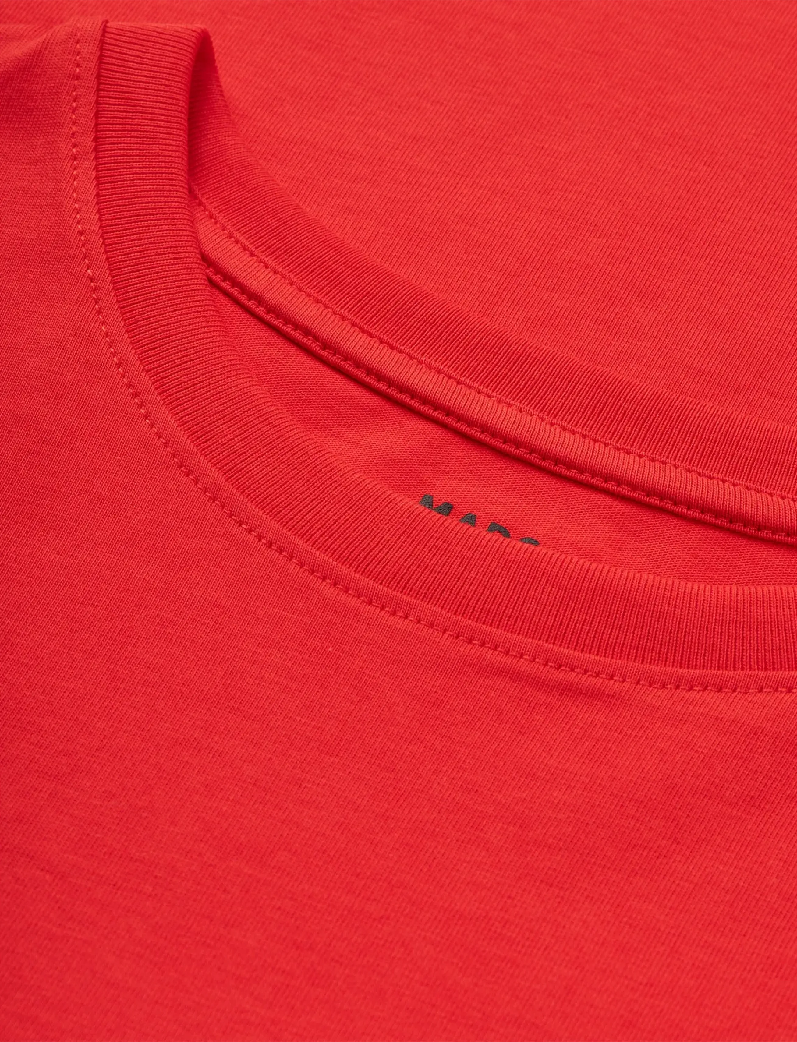 Mads Nørgaard - Cotton Jersey Jess Tee FAV - t-shirts - fiery red - 1