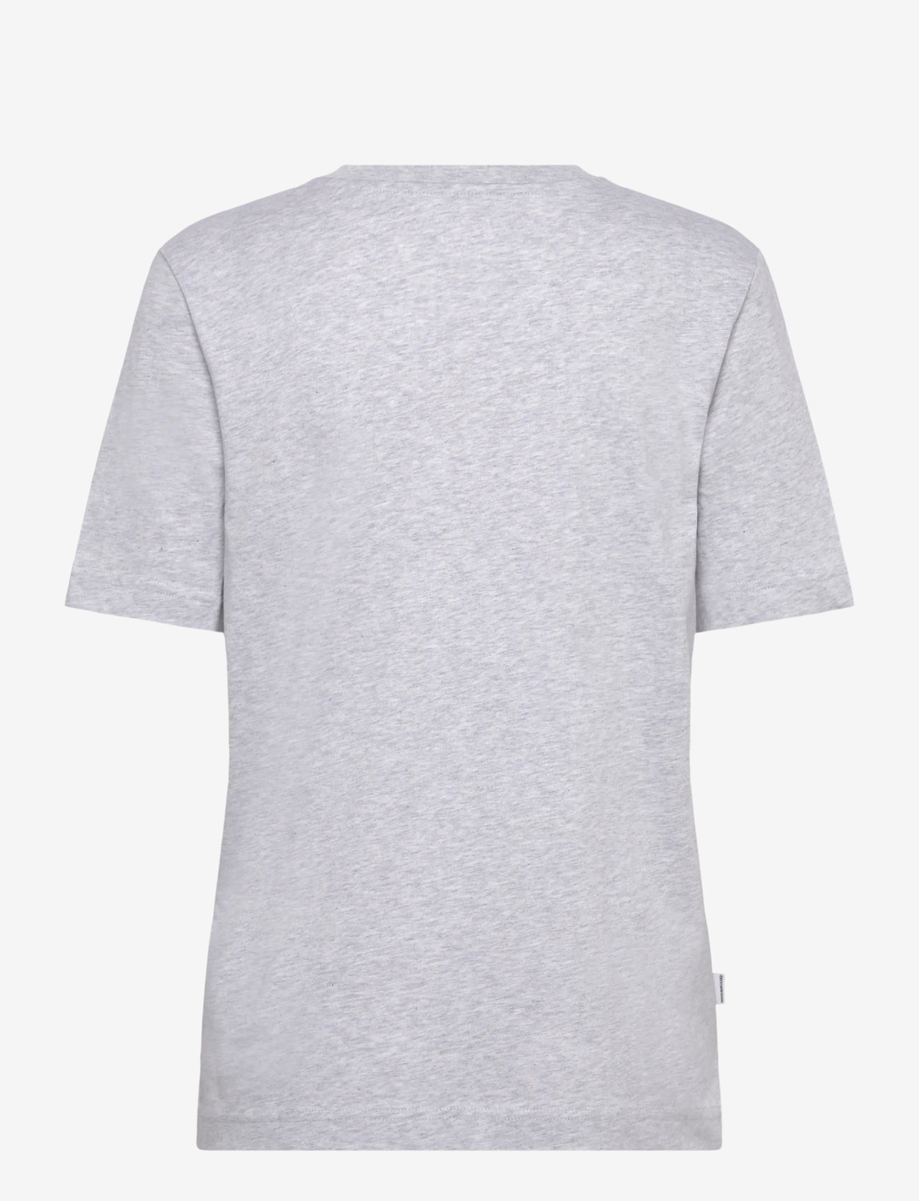 Mads Nørgaard - Cotton Jersey Jess Tee FAV - t-shirts - light grey melange - 1