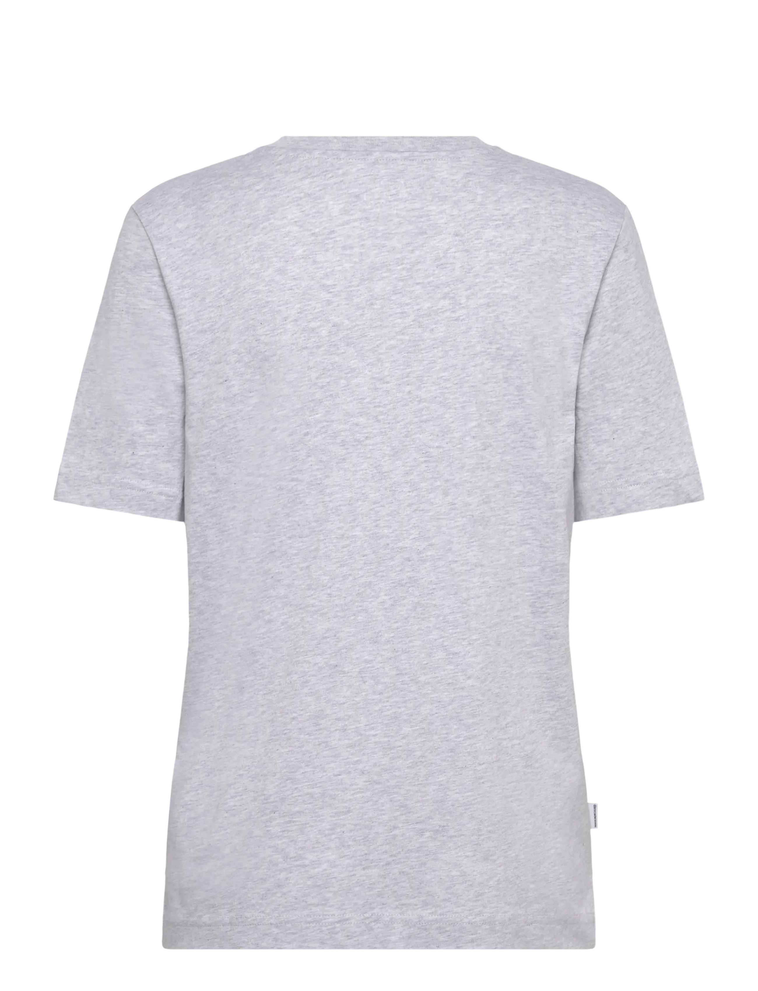 Mads Nørgaard - Cotton Jersey Jess Tee FAV - t-shirts - light grey melange - 2