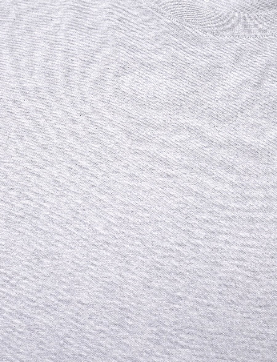 Mads Nørgaard - Cotton Jersey Jess Tee FAV - t-shirts - light grey melange - 5