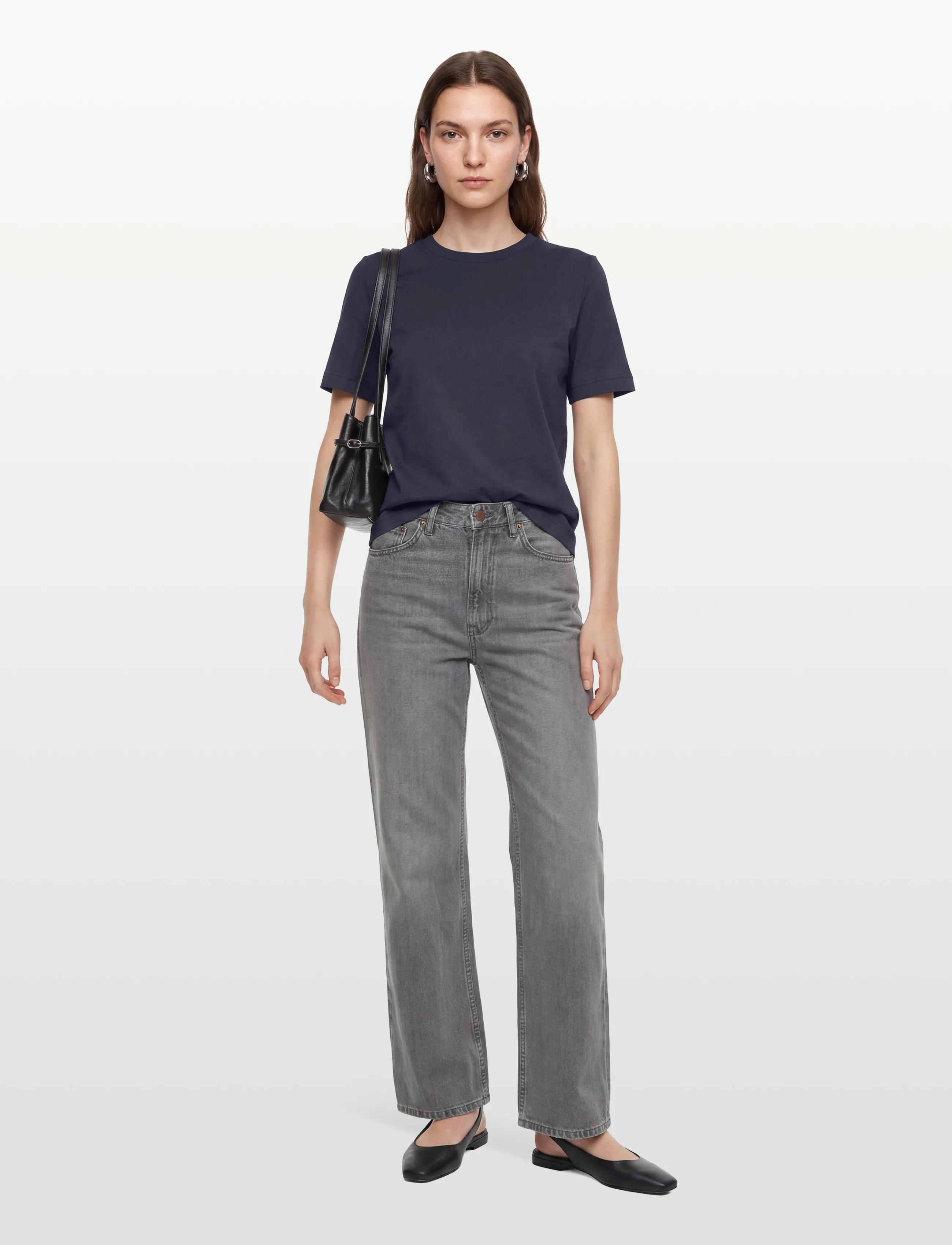 Mads Nørgaard Cotton Jersey Jess Tee FAV - T-särgid ja topid - PARISIAN NIGHT / navy