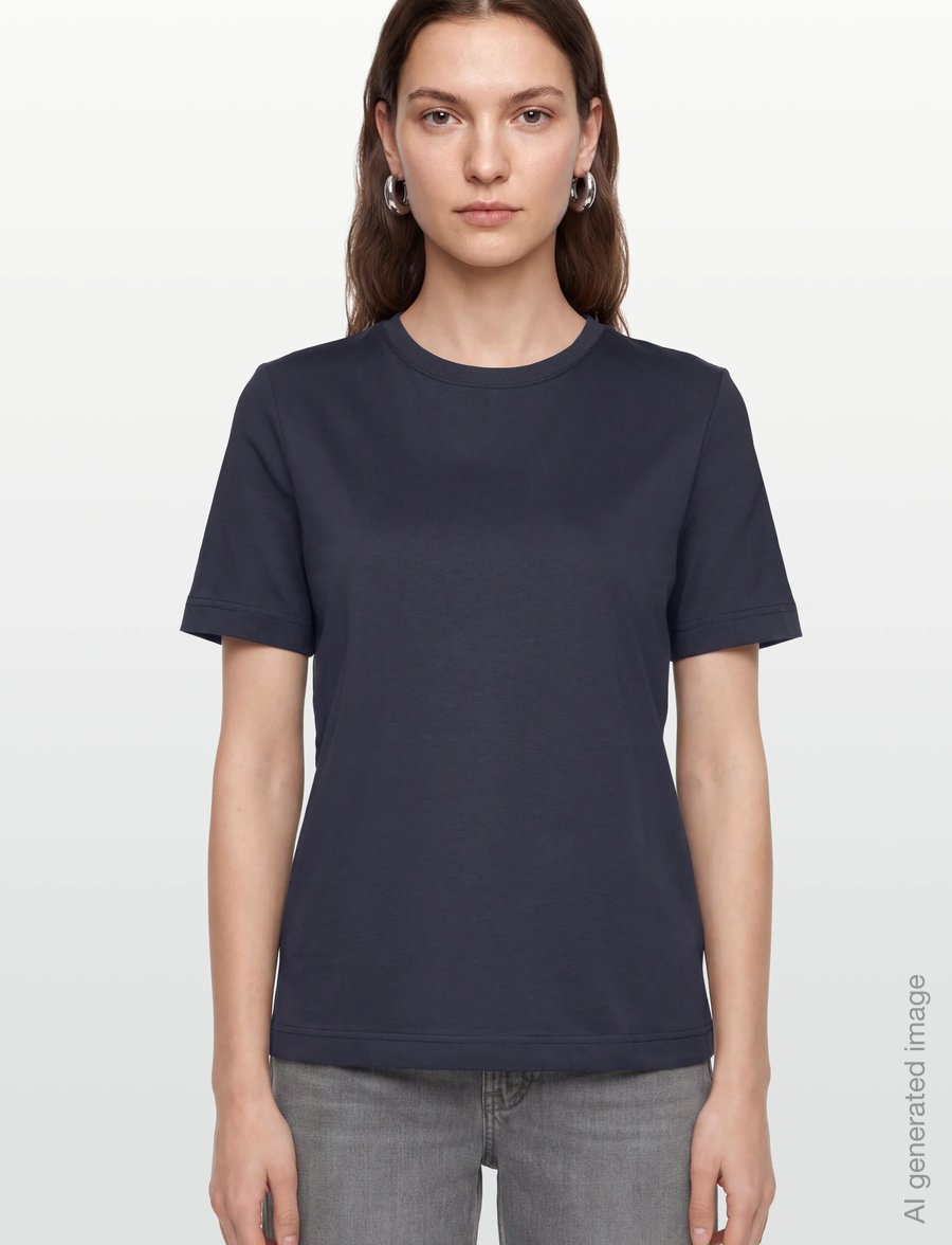 Mads Nørgaard - Cotton Jersey Jess Tee FAV - t-särgid - parisian night - 3