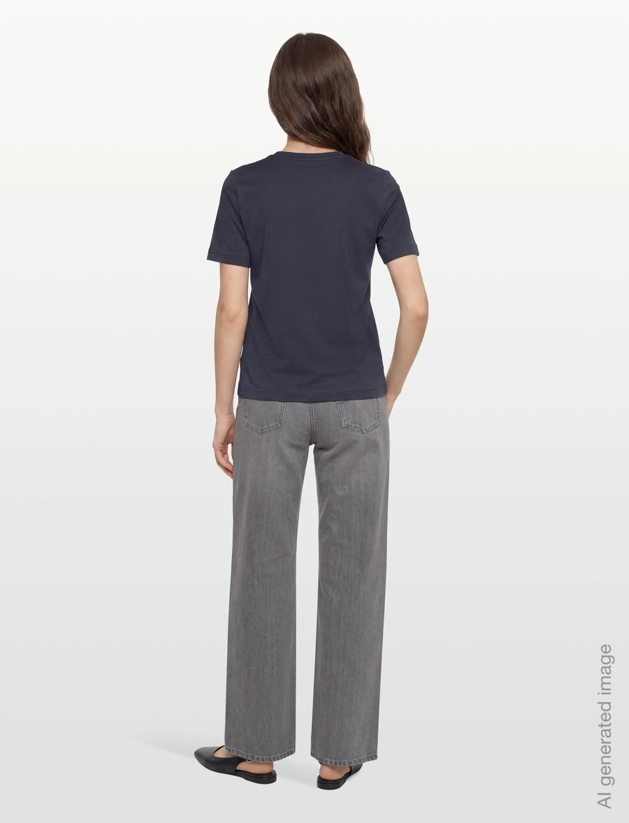 Mads Nørgaard - Cotton Jersey Jess Tee FAV - t-särgid - parisian night - 4