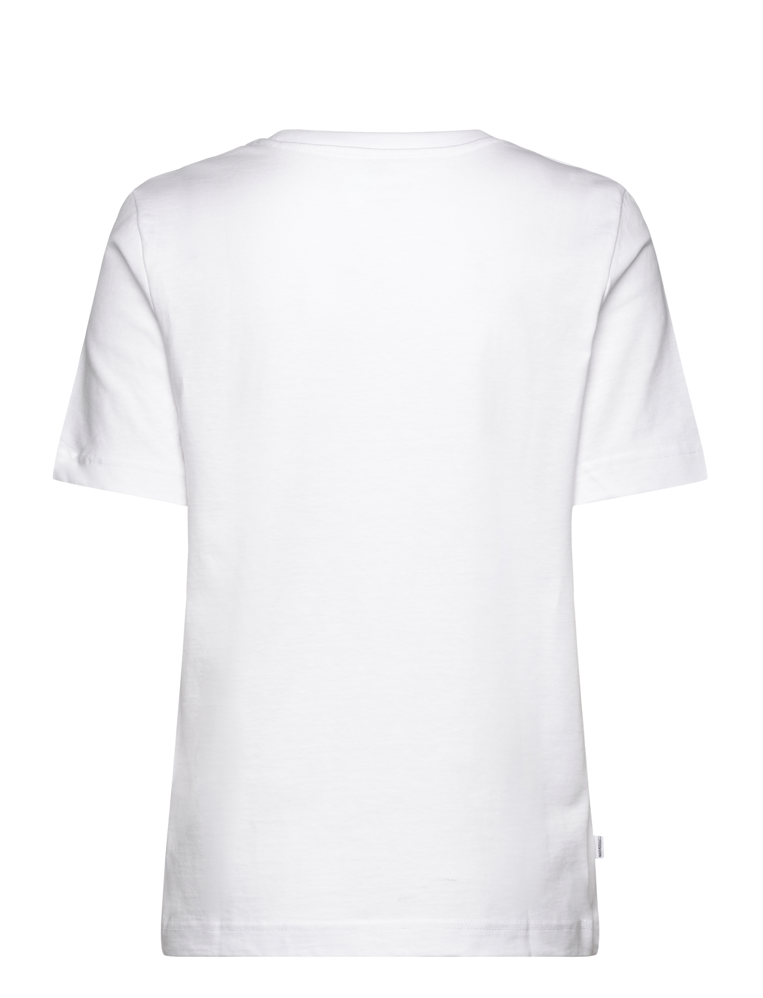 Mads Nørgaard - Cotton Jersey Jess Tee FAV - t-shirts - white - 1