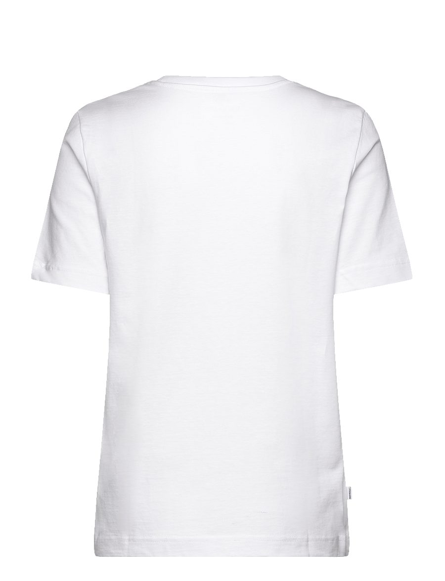 Mads Nørgaard - Cotton Jersey Jess Tee FAV - t-särgid - white - 2